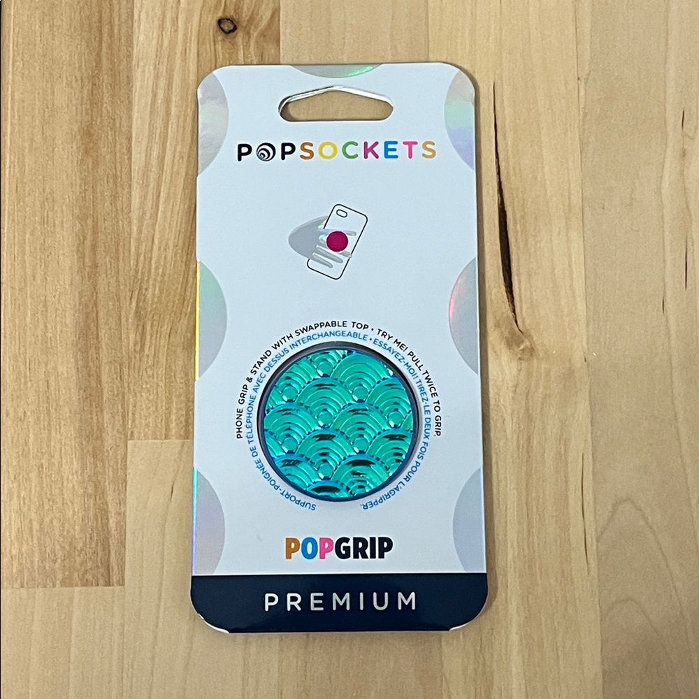 PopSocket Iridescent Mermaid Wave POPGRIP Premium
